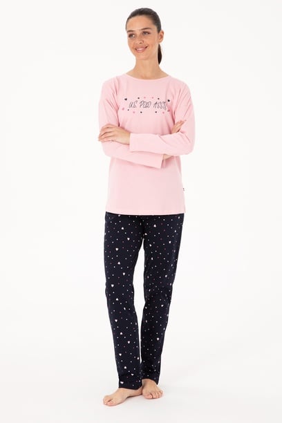 Kadın Pembe Pijama Takımı