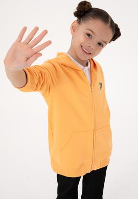 Kız Çocuk Mango Kapüşonlu Fermuarlı Sweatshirt - 50316873033