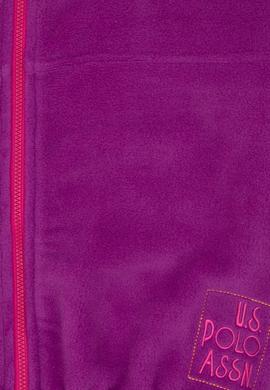 Kız Çocuk Menekşe Fermuarlı Polar Sweatshirt - 50318001012