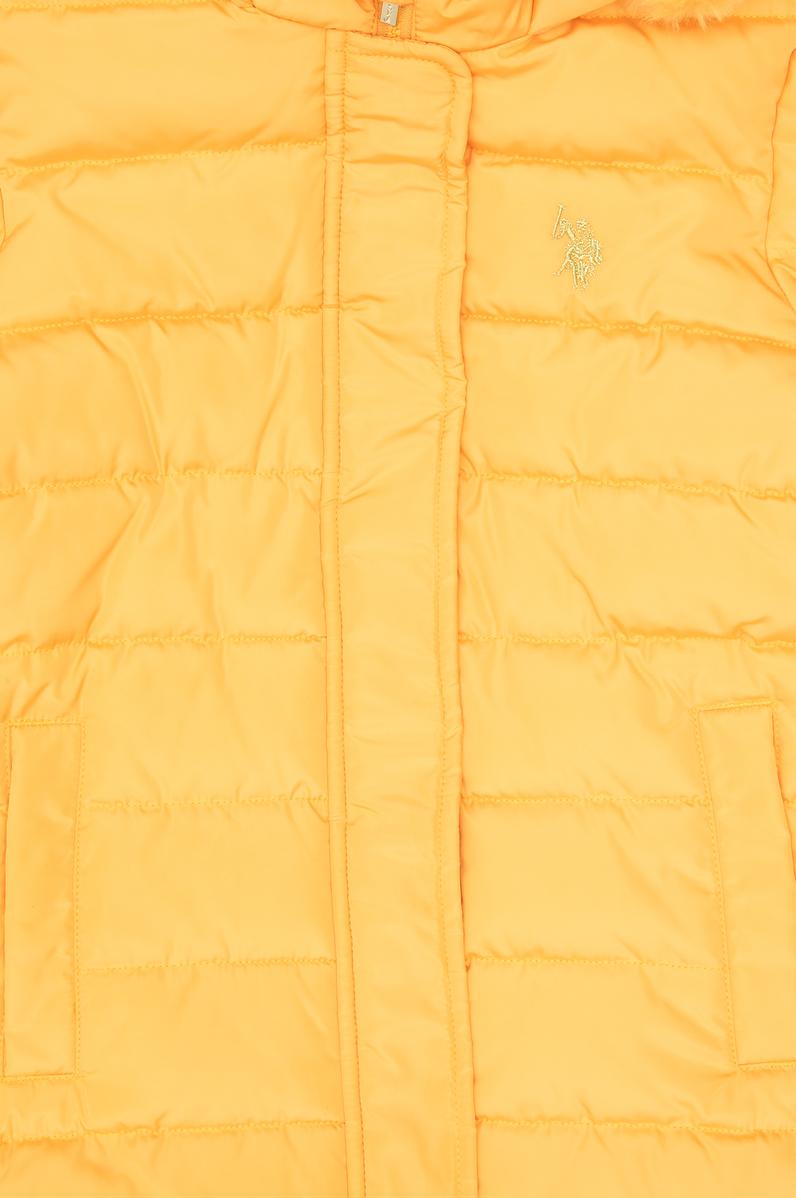 Kız Çocuk Mango Kapüşonlu Kaban