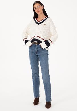 Kadın Mavi Jean Pantolon - 50310126012