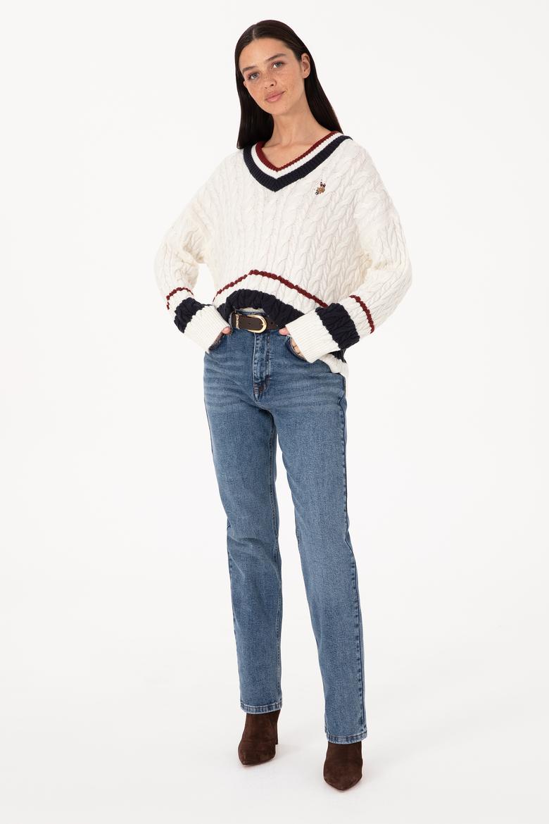 Kadın Mavi Jean Pantolon - 50310126012