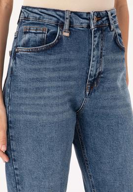 Kadın Mavi Jean Pantolon - 50310126012