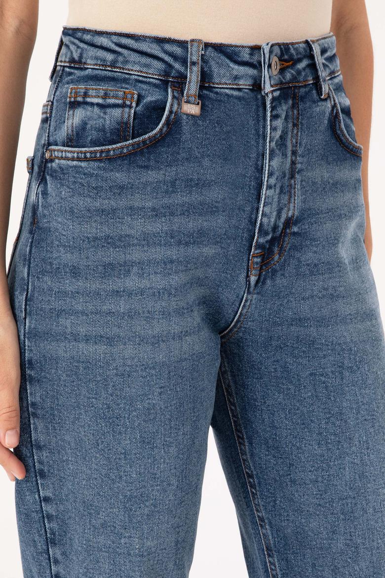 Kadın Mavi Jean Pantolon - 50310126012