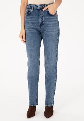 Kadın Mavi Jean Pantolon - 50310126012