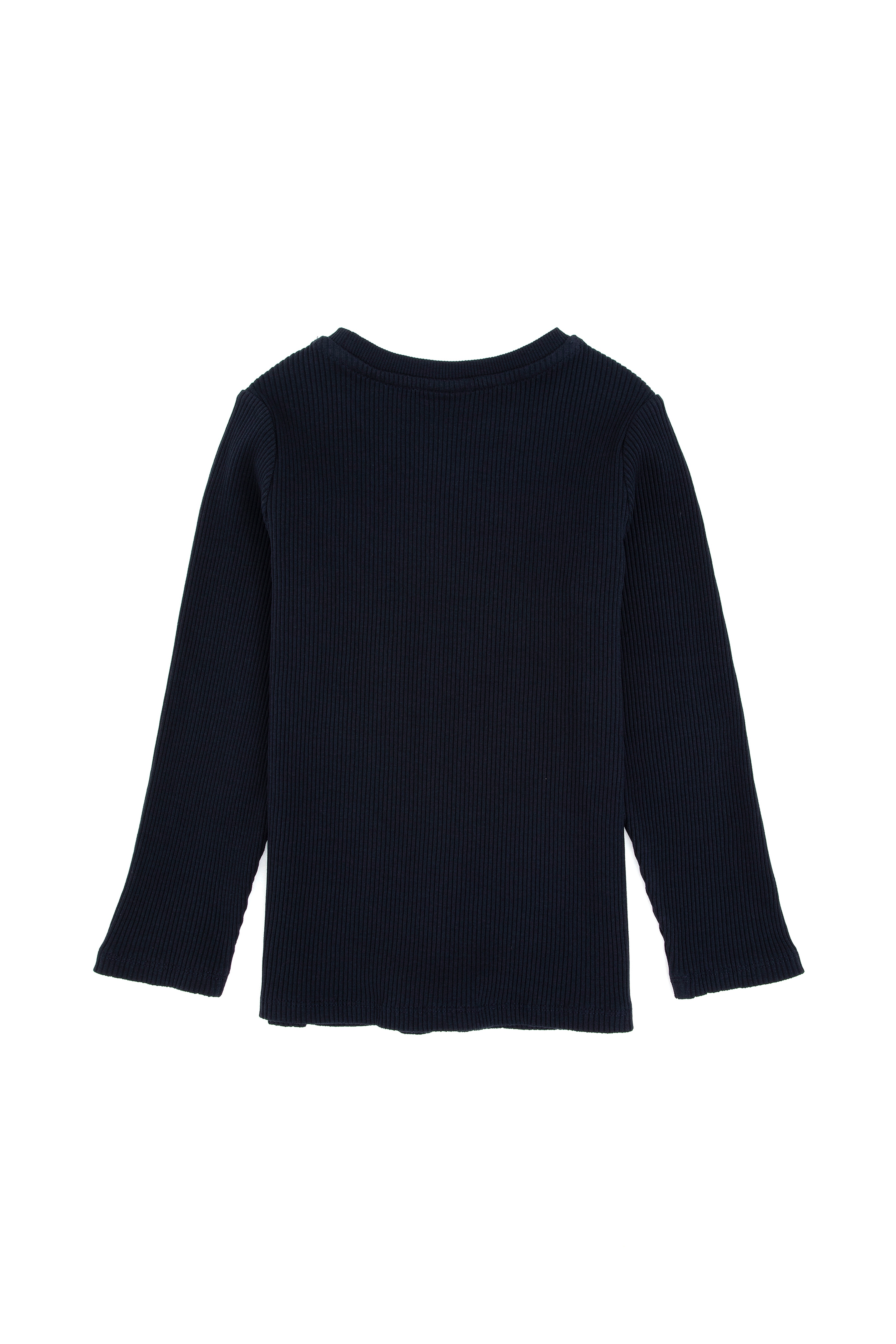 Kız Çocuk Lacivert Bisiklet Yaka Sweatshirt