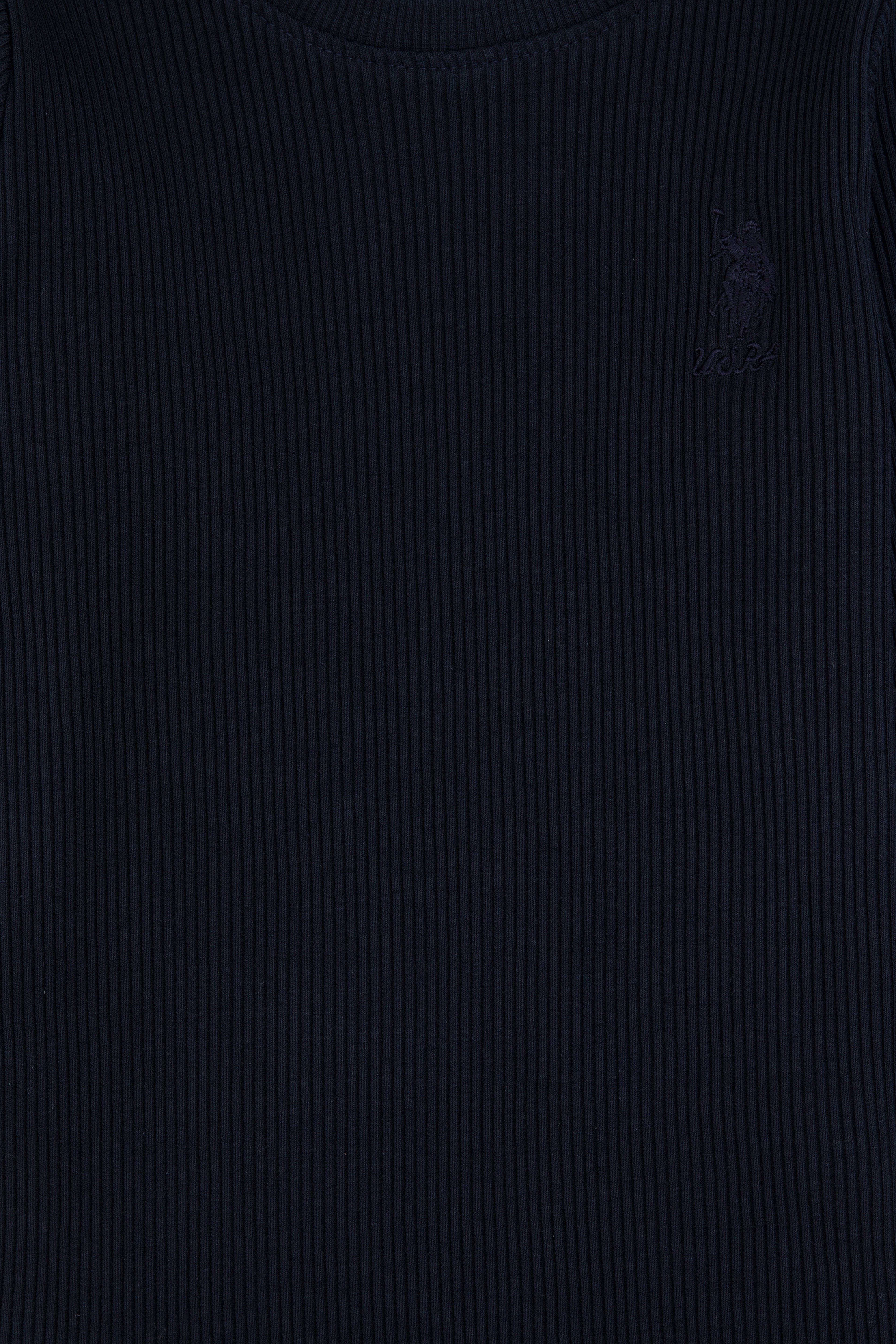 Kız Çocuk Lacivert Bisiklet Yaka Sweatshirt