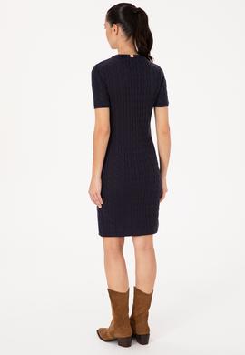 Kadın Lacivert Triko Elbise - 50309538009