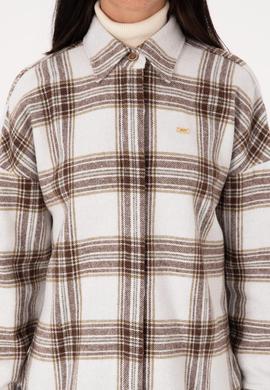 Kadın Haki Uzun Kollu Gömlek - 50316698007