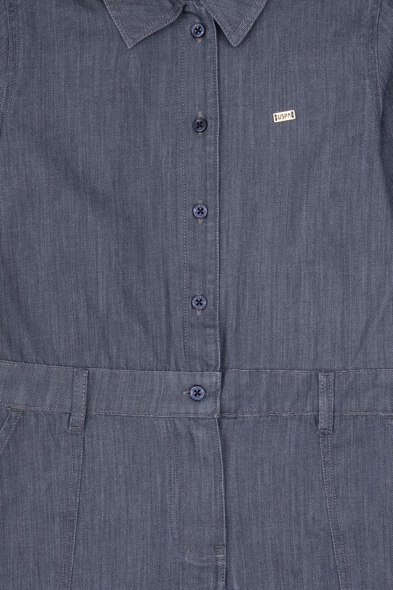 Kız Çocuk Siyah Dokuma Elbise - 50317619003