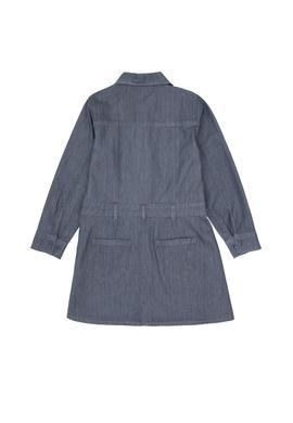 Kız Çocuk Siyah Dokuma Elbise - 50317619003