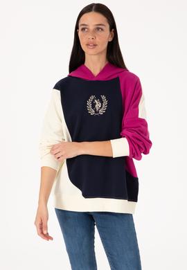 Kadın Fuşya Sweatshirt - 50307784012