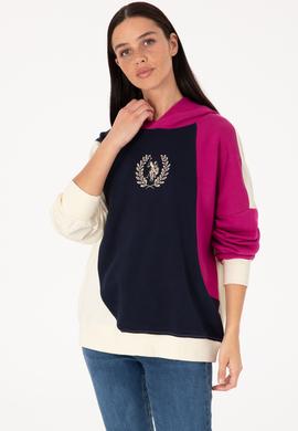 Kadın Fuşya Sweatshirt - 50307784012