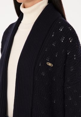 Kadın Lacivert Triko Hırka - 50314183014