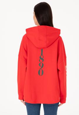 Kadın Kırmızı Sweatshirt - 50309055004