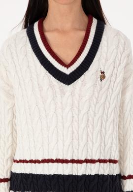 Kadın Krem Kazak - 50309559004