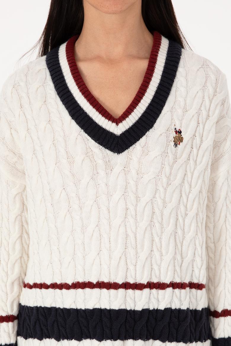 Kadın Krem Kazak - 50309559004