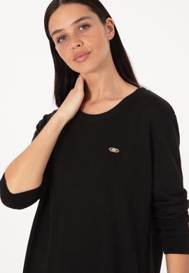 Kadın Siyah Basic Kazak - 50314454004