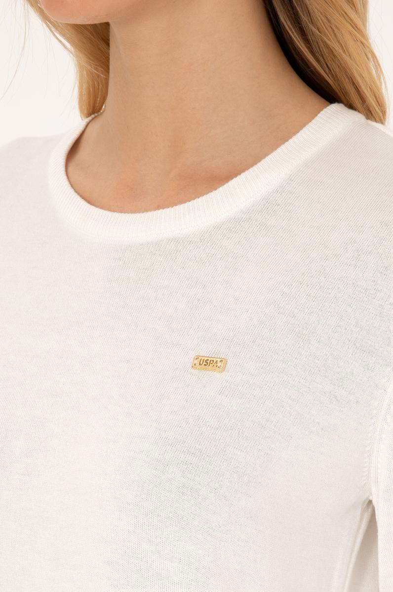 Kadın Ekru Basic Kazak