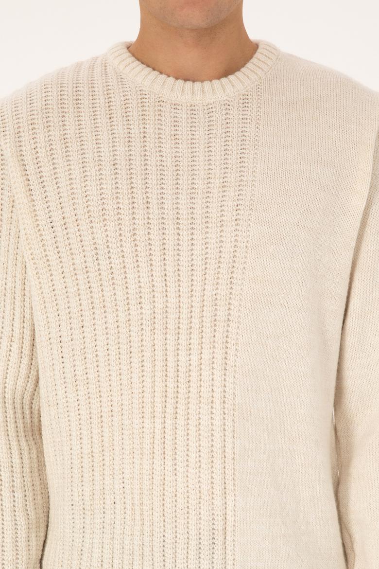 Erkek Krem Kazak - 50314968023