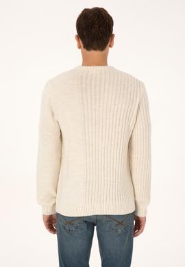 Erkek Krem Kazak - 50314968023