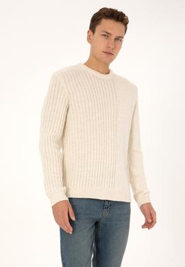 Erkek Krem Kazak - 50314968023