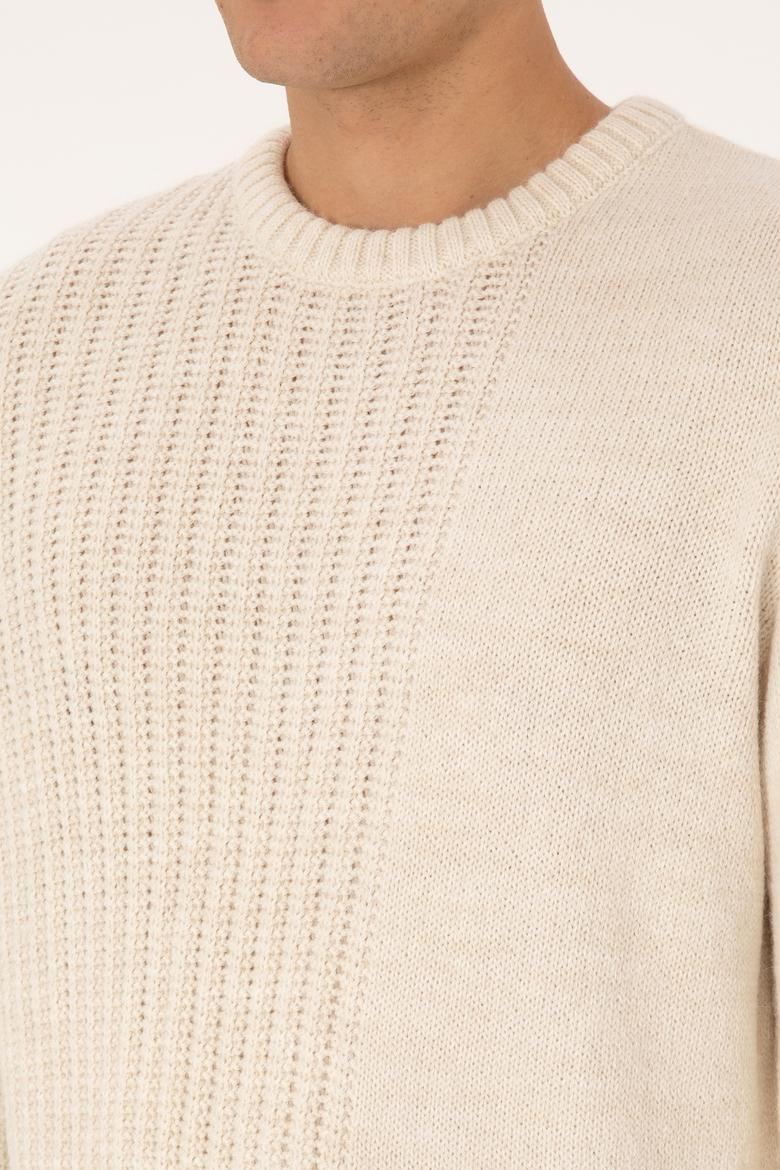 Erkek Krem Kazak - 50314968023