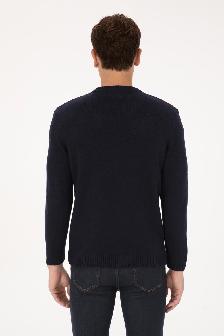 Erkek Lacivert Kazak - 50314955005