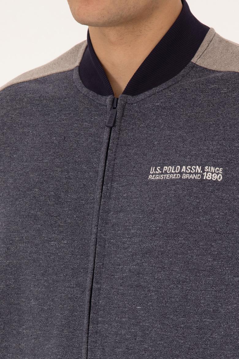 Erkek Mürdüm Örme Hırka - 50315820046