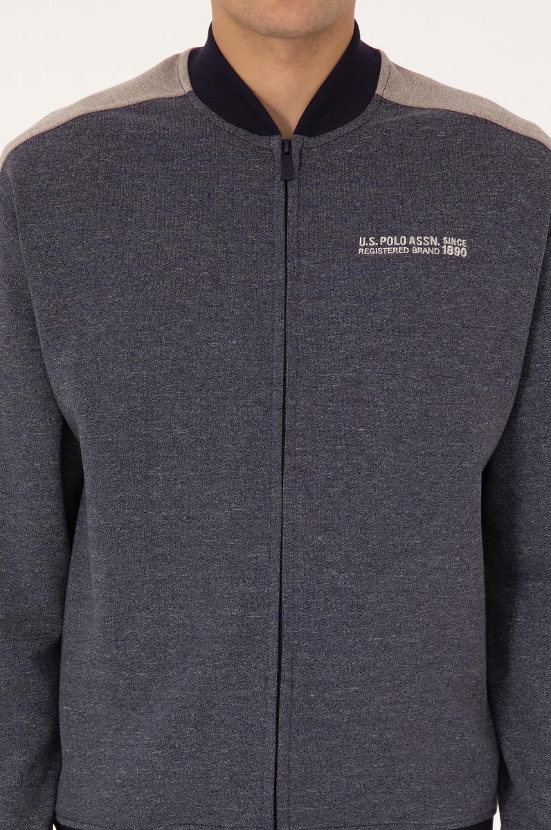 Erkek Mürdüm Örme Hırka