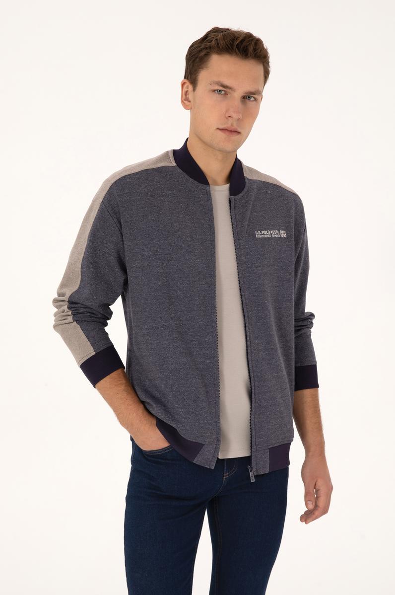 Erkek Mürdüm Örme Hırka