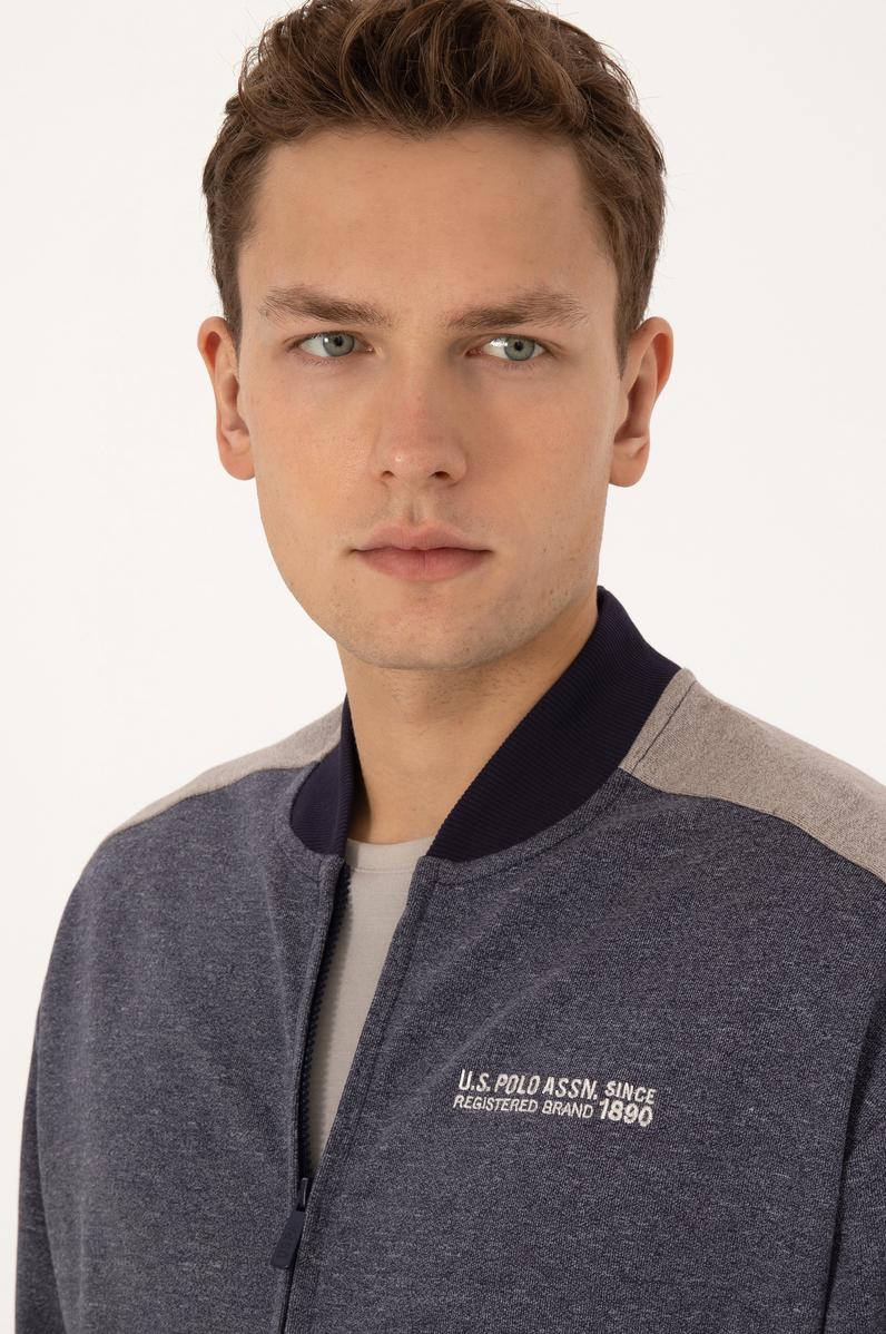 Erkek Mürdüm Örme Hırka