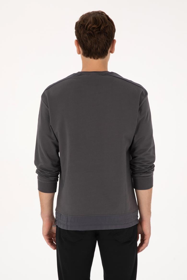 Erkek Gri Sweatshirt - 50316401023