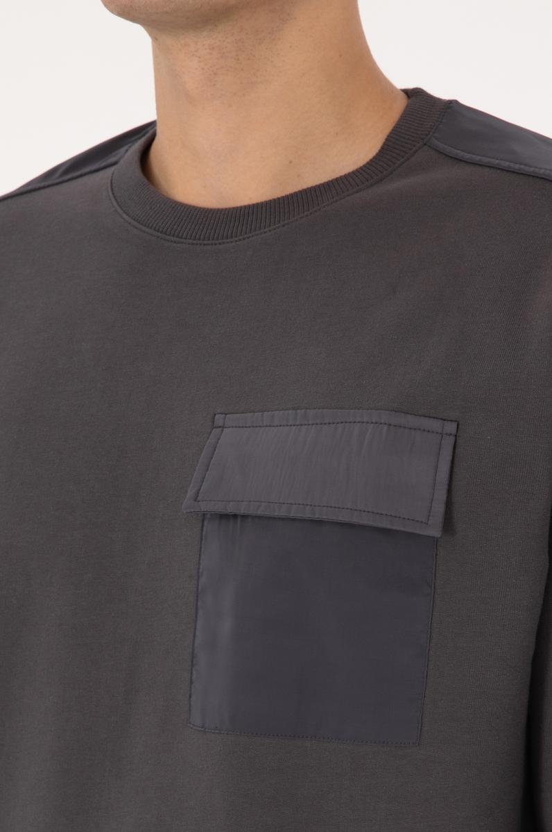 Erkek Gri Sweatshirt