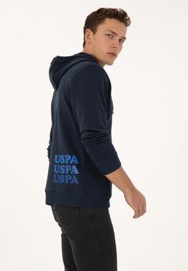 Erkek Açık Lacivert Sweatshirt - 50316356017