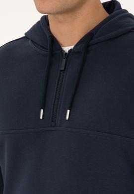 Erkek Açık Lacivert Sweatshirt - 50316356017