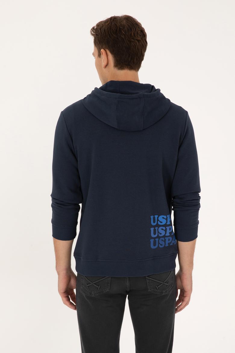 Erkek Açık Lacivert Sweatshirt - 50316356017