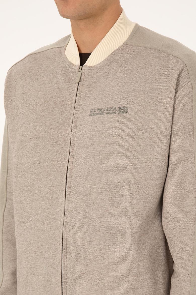 Erkek Krem Örme Hırka - 50315820027