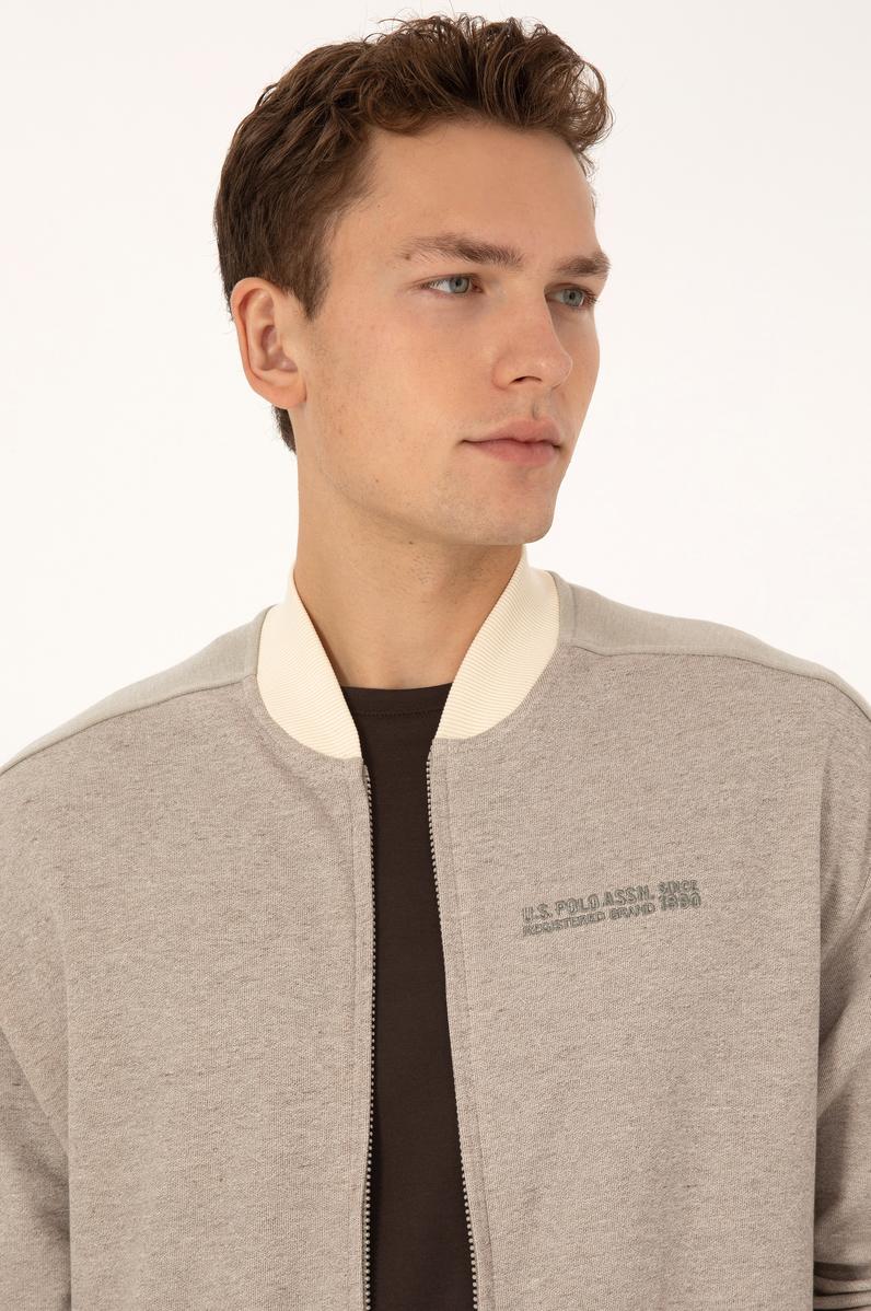 Erkek Krem Örme Hırka