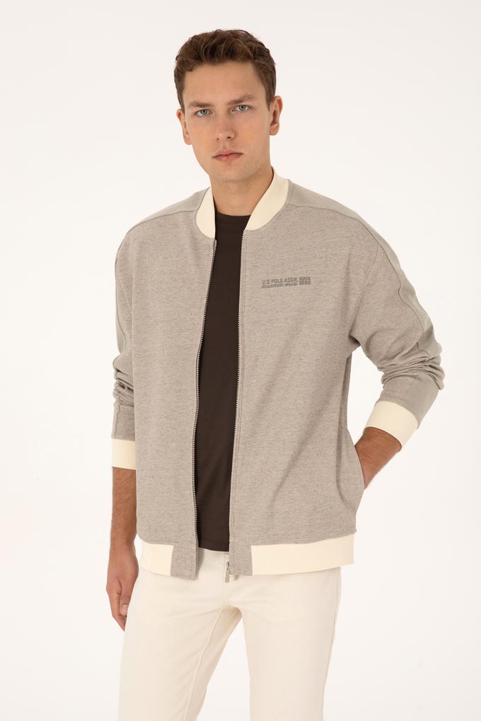 Erkek Krem Örme Hırka