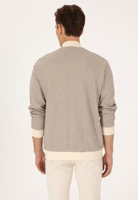 Erkek Krem Örme Hırka - 50315820027