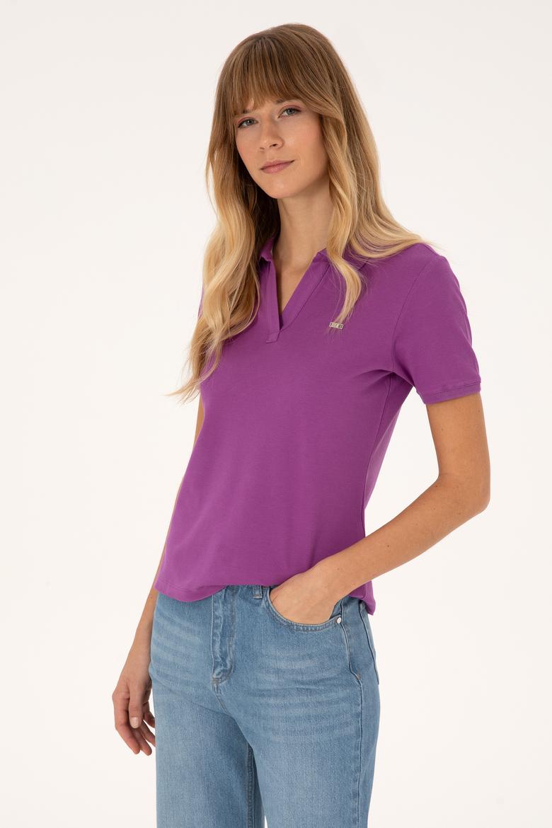 Kadın Menekşe Tişört - 50320032009