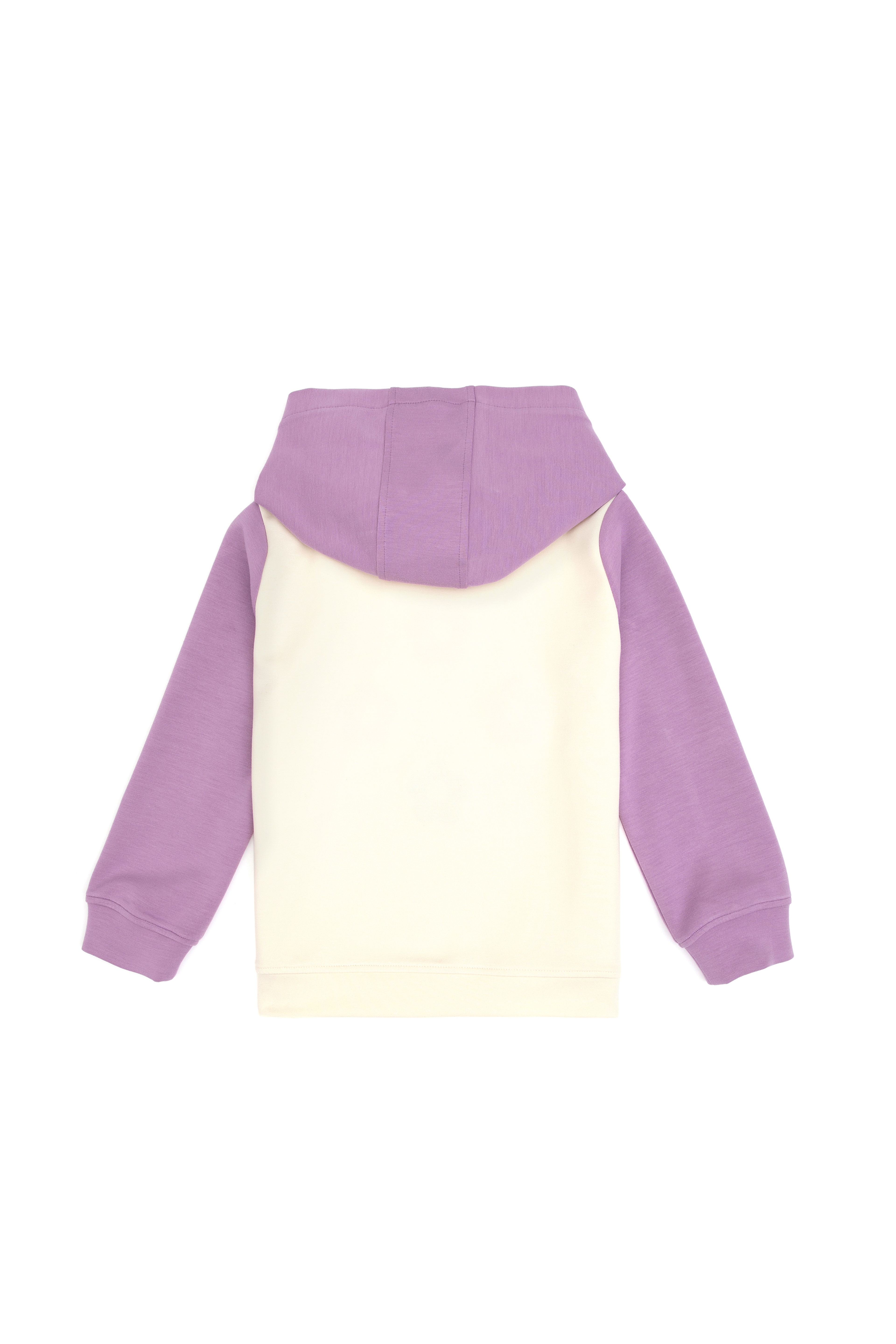 Kız Çocuk Lila Kapüşonlu Sweatshirt - Image 5
