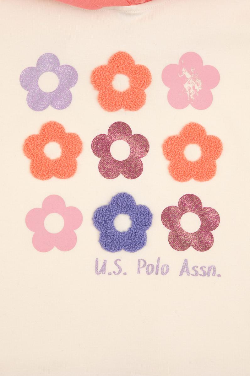 Kız Çocuk Neon Pembe Sweatshirt