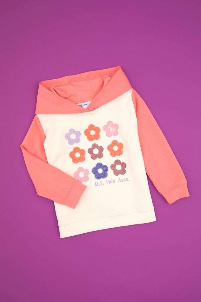 Kız Çocuk Neon Pembe Sweatshirt