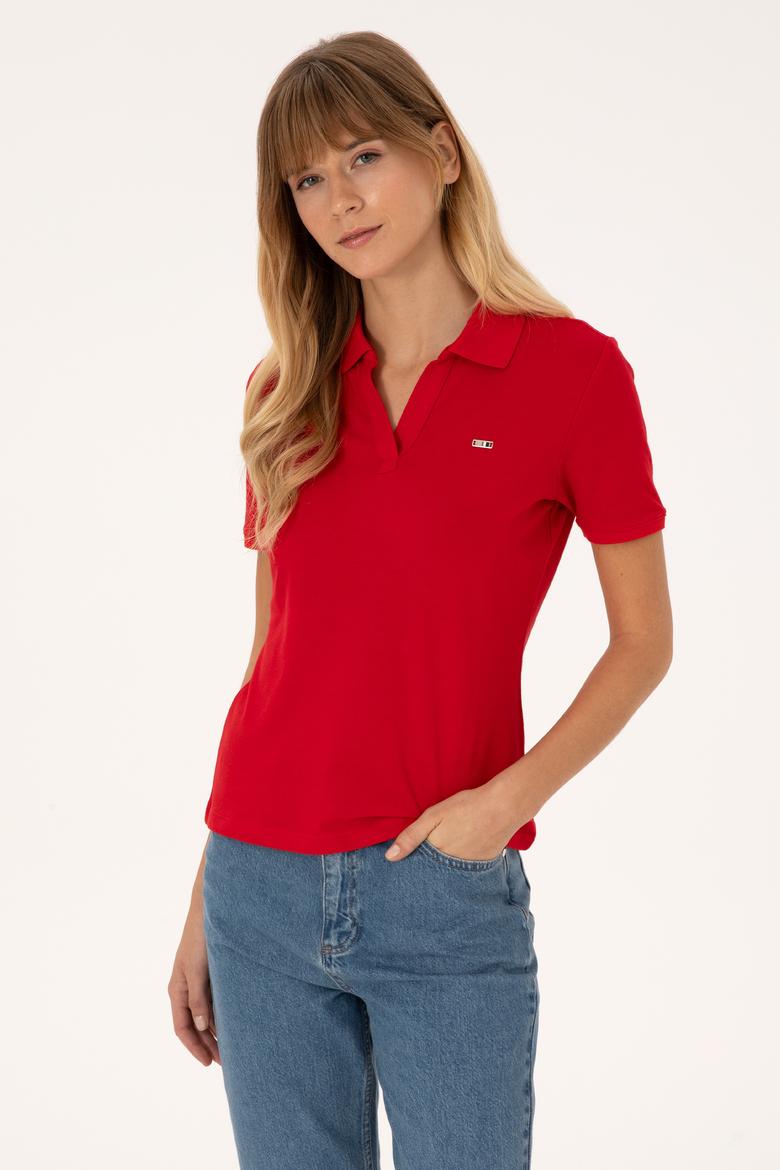 Kadın Kırmızı Tişört - 50320032005