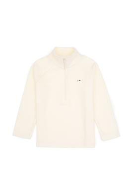 Kız Çocuk Krem Polarlı Yarım Fermuarlı Sweatshirt - 50317884014