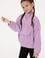 Kız Çocuk Lila Polarlı Yarım Fermuarlı Sweatshirt