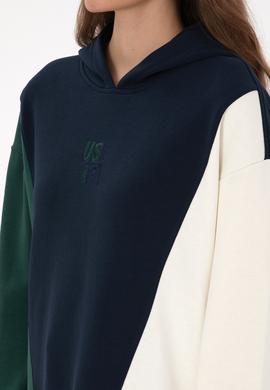 Kadın Açık Lacivert Sweatshirt - 50313585020