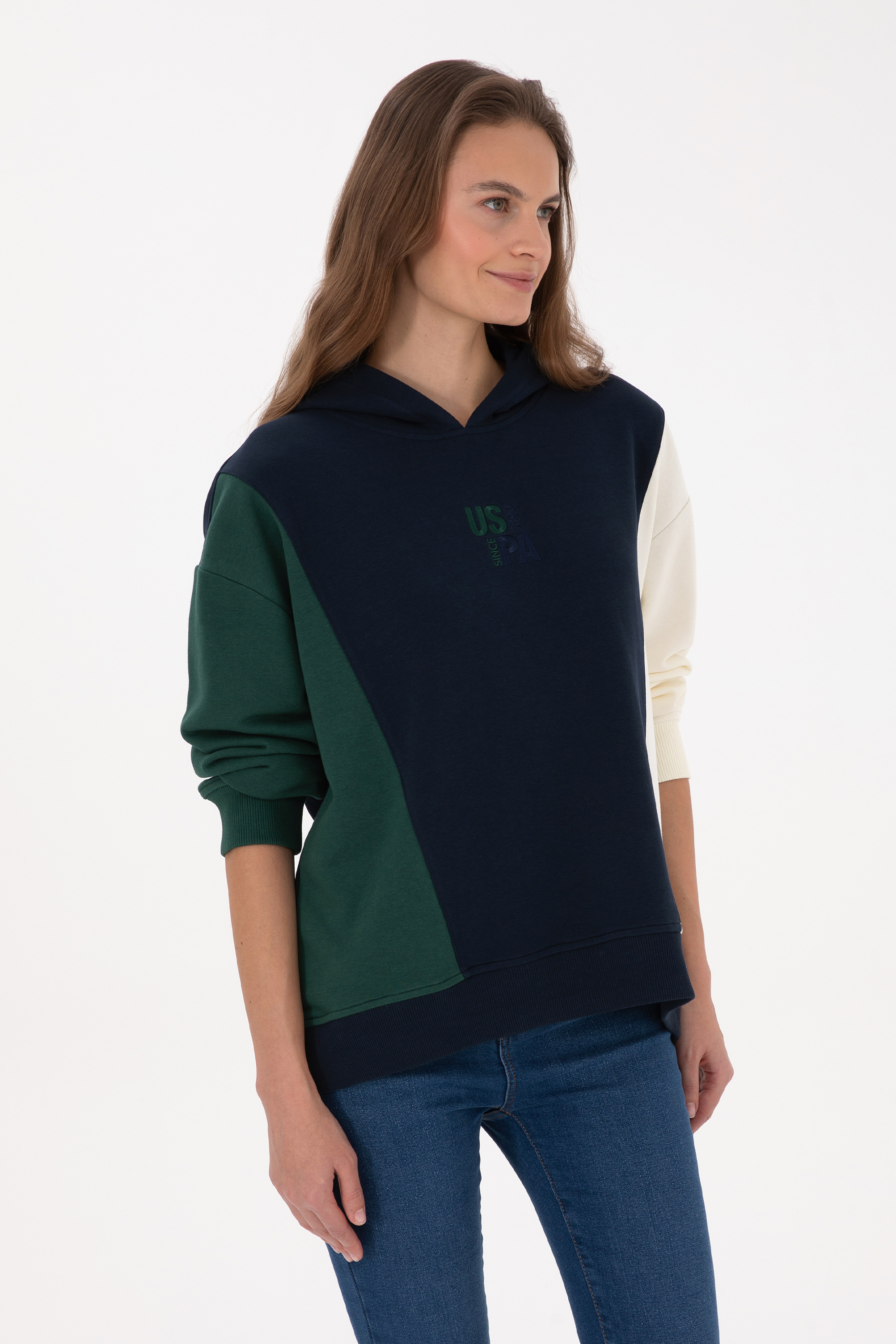 سویشرت Oversize زنانه یو اس پولو | U.S. Polo Assn. - تصویر 3